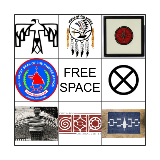 Symbol Bingo Card