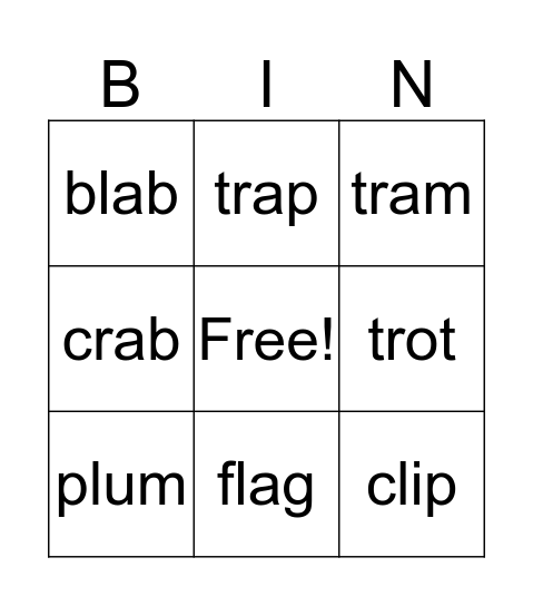 September Week 2 Bingo Card