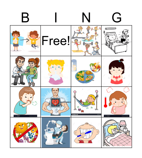 Health Bingo Card