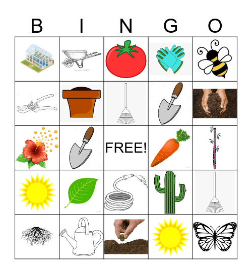 Plants Bingo Card