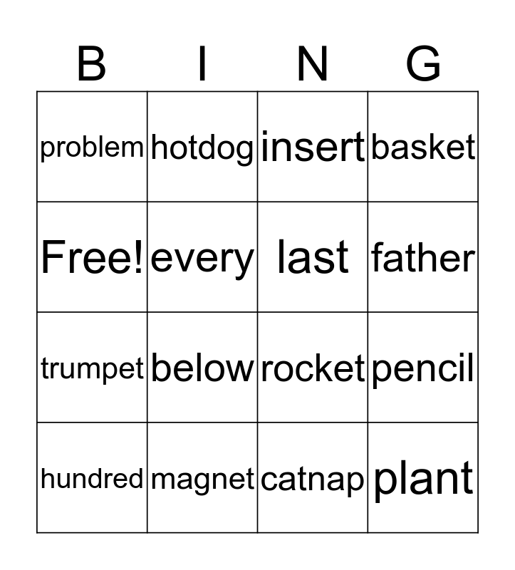 spelling-words-bingo-card