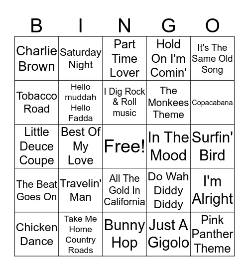 Misc. #2 Bingo Card