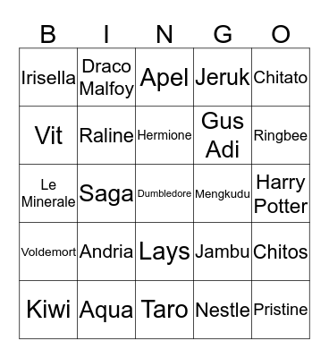 YEEHAW. Bingo Card