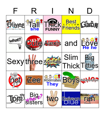 Toni And Her Girls Bingo Card