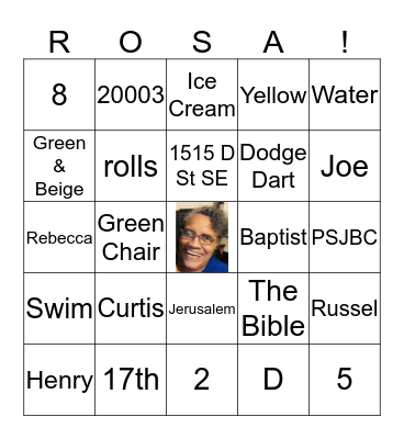 What do you know about Rosa Bingo Card