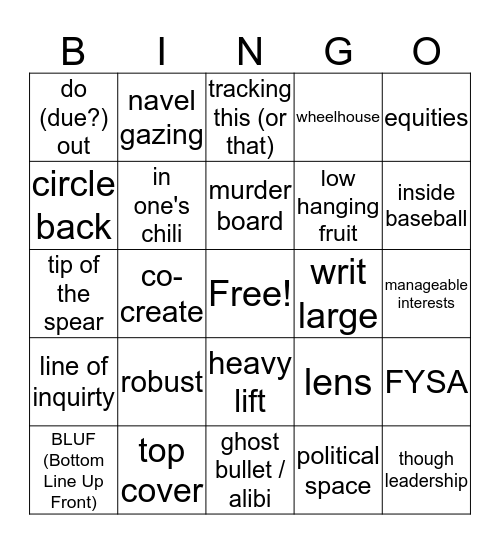 OTI Bingo. If you get BINGO, stand up and announce! Bingo Card