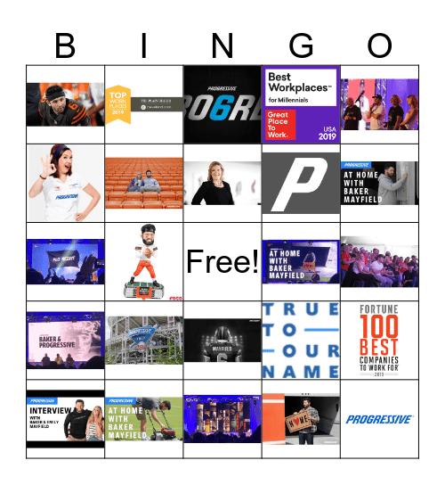 SX/CX Loves Baker Bingo Card