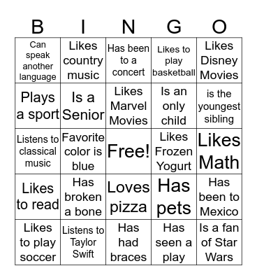 RAVE Volunteer Bingo  Bingo Card