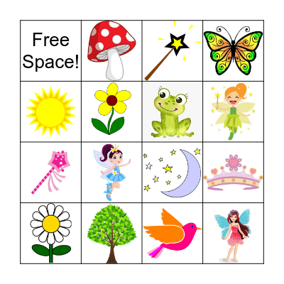 FAIRY BINGO Card