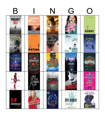 NEW BOOK BINGO Card