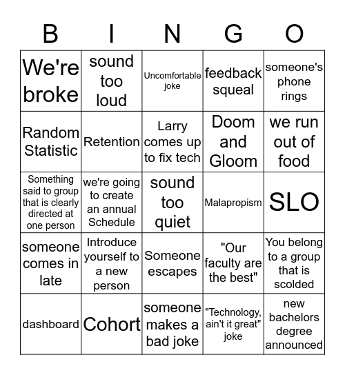 WVC Launch Day! Bingo Card