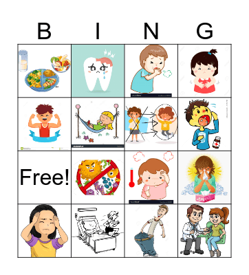 Health Bingo Card