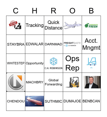 Robinson Cares Bingo  Bingo Card