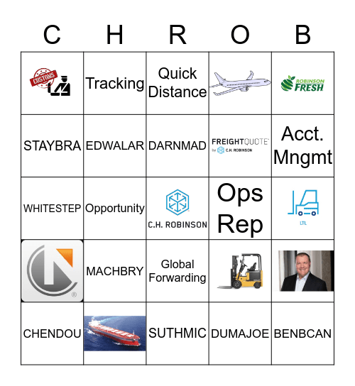 Robinson Cares Bingo  Bingo Card