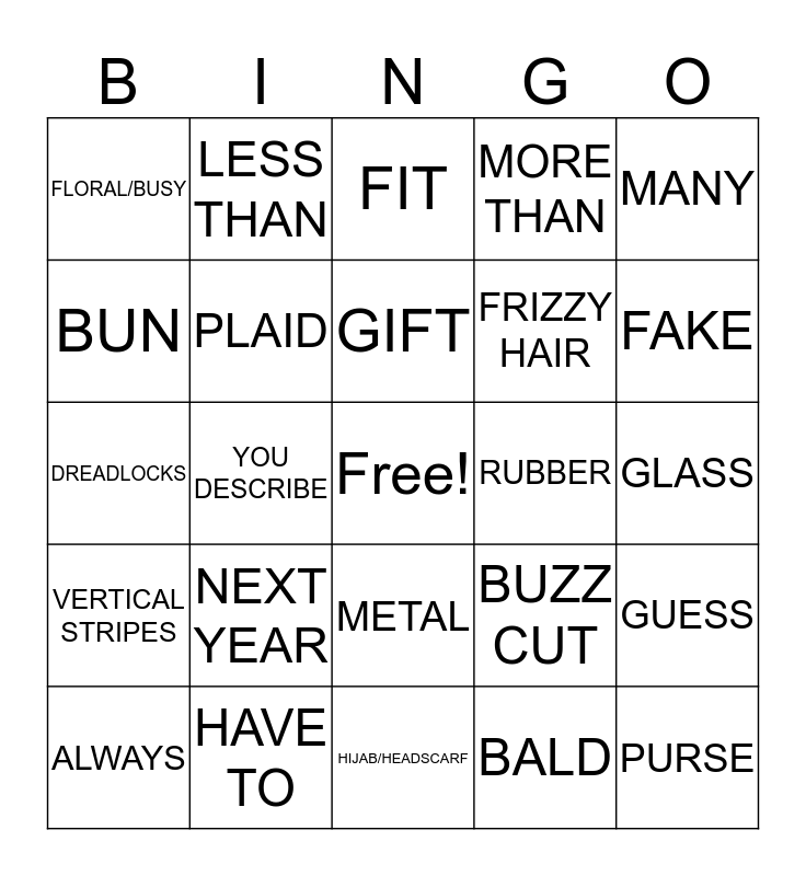 Unit 7 Vocabulary Bingo Card