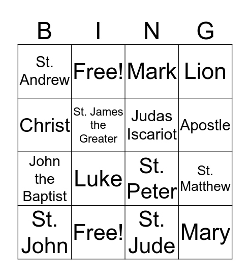 Chapter 1 Bingo Card