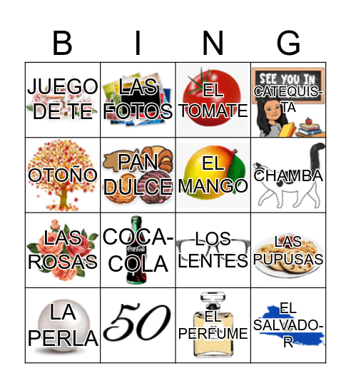 ALMA BINGO Card