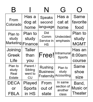 Design Your Leeds Bingo Card