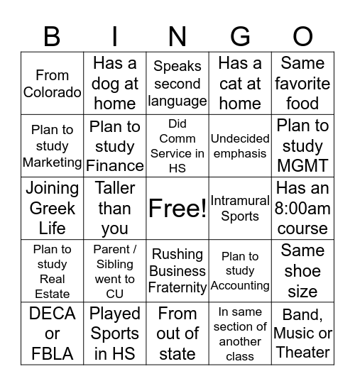 Design Your Leeds Bingo Card