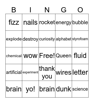 5 senses: Hearing  Bingo Card