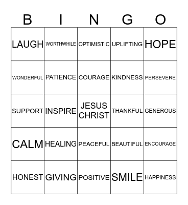 EVERYONE'S A WINNER BINGO Card