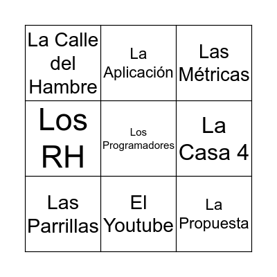 Lotería Denumeris Bingo Card