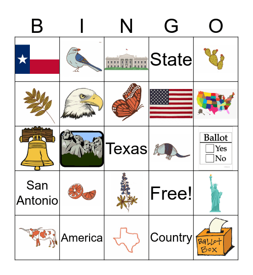 Symbol BINGO Card