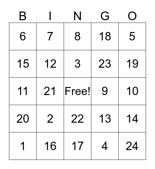 VCS MEDICAL Bingo Card