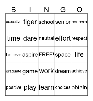 Random Bingo Card