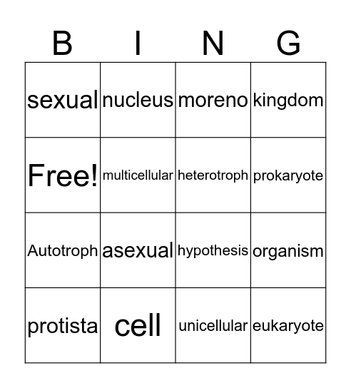 Jackie Rodriguez Bingo Card
