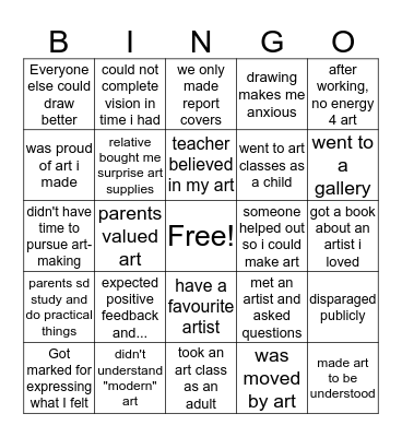 Art: Gremlins and Gifts Bingo Card
