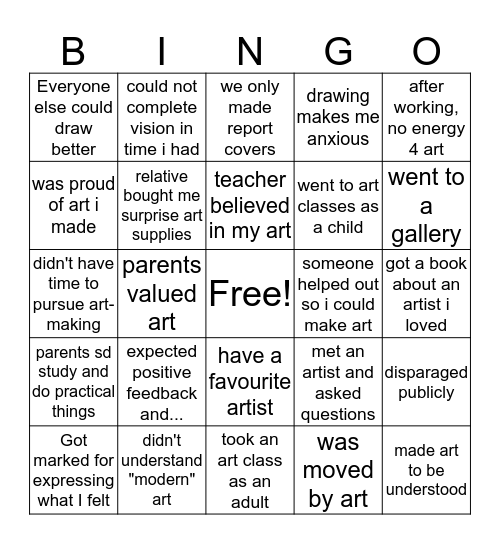 Art: Gremlins and Gifts Bingo Card