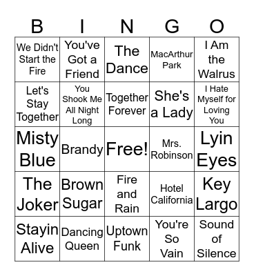 MONROEVILLE LIBRARY BINGO Card