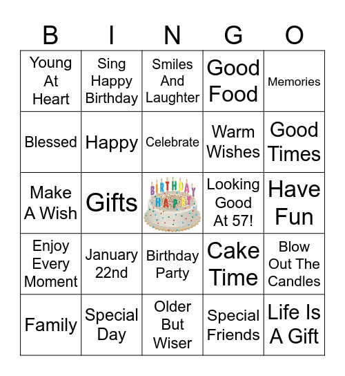 Happy Birthday John! Bingo Card