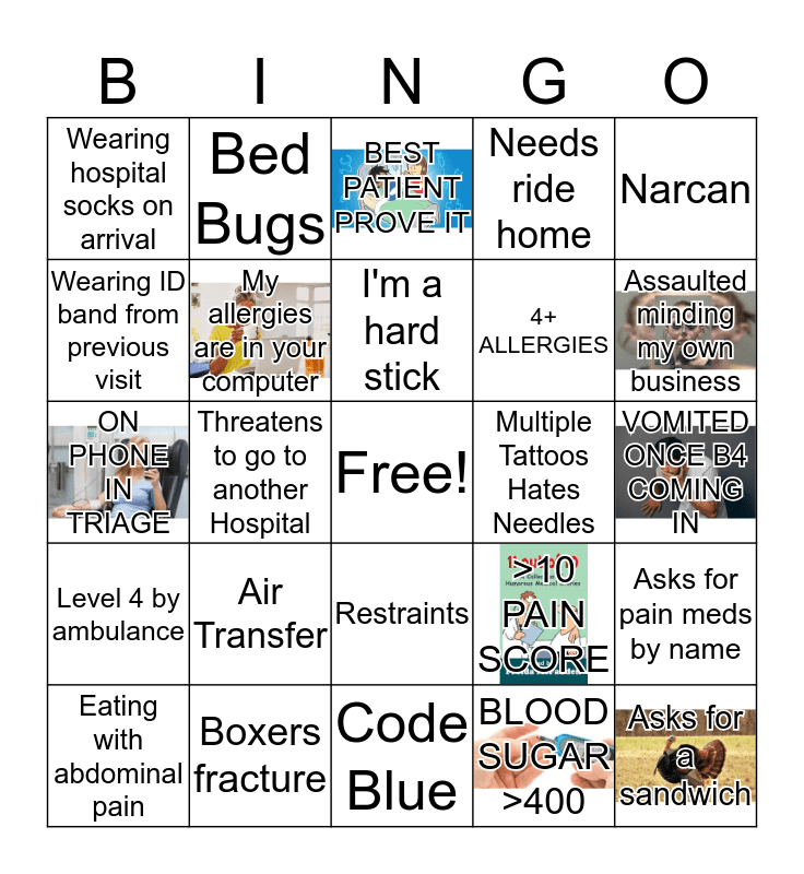 emergency-room-bingo-card