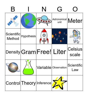 The Scientific Method Bingo Card