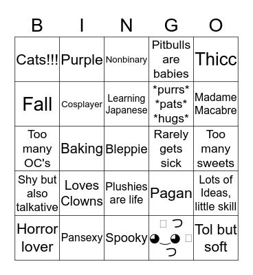How Much like Neppie are you? Bingo Card