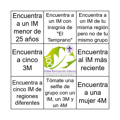 ENCUENTRO GILWELL 100 - COLOMBIA Bingo Card