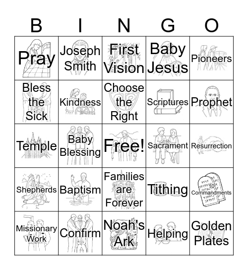 Primary Bingo Card