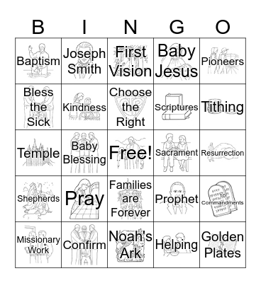 Primary Bingo Card