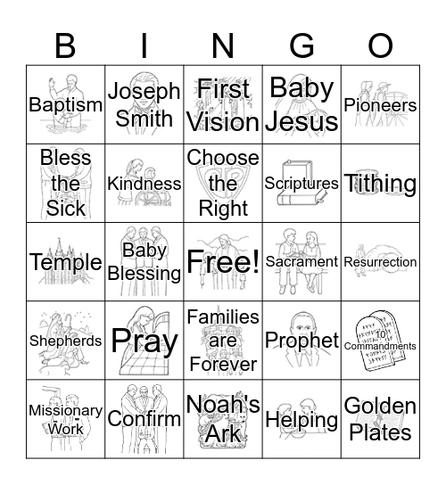 Primary Bingo Card