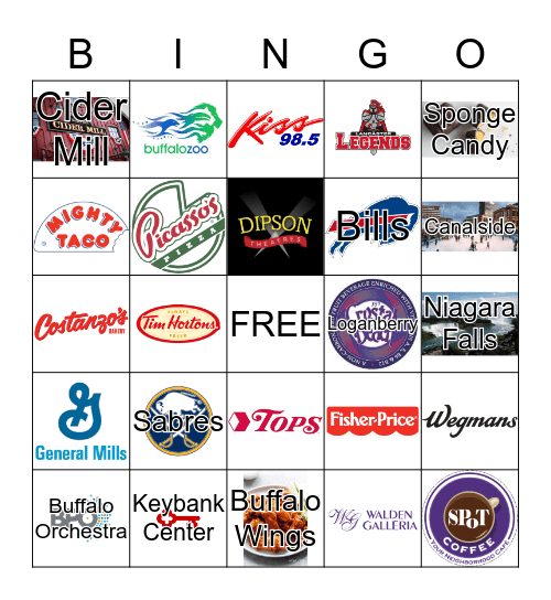 All About Buffalo! Bingo Card