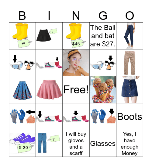 Lesson 8 Bingo Card