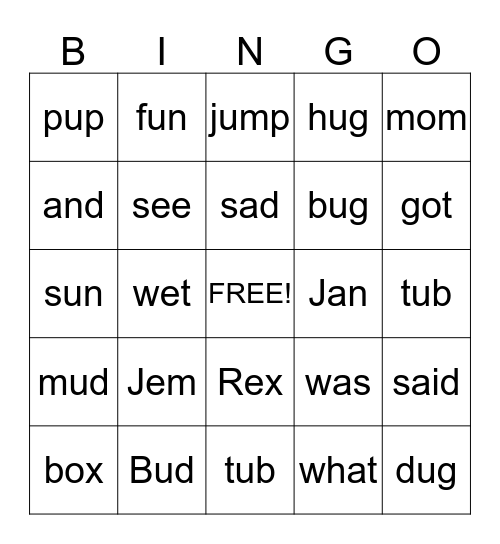 Messenger, Messenger Bingo Card
