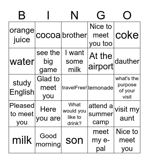 R & S B 9/16 Bingo Card