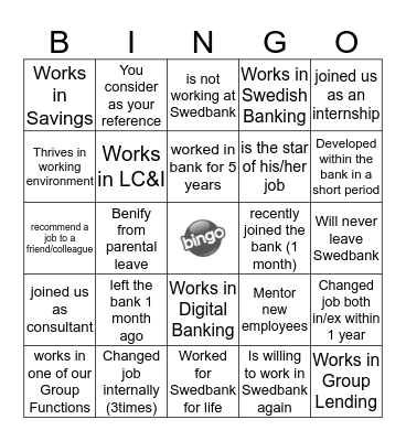 Find Someone who... Bingo Card