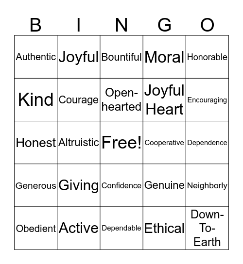 Happy Birthday John George (Buddy) Bingo Card