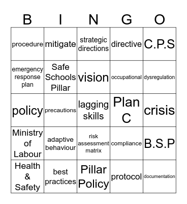 COMPLIANCE BINGO Card