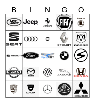 HallnMeet Bingo Card