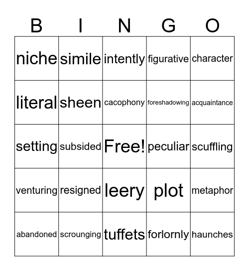 The Cricket In Times Square  Bingo Card